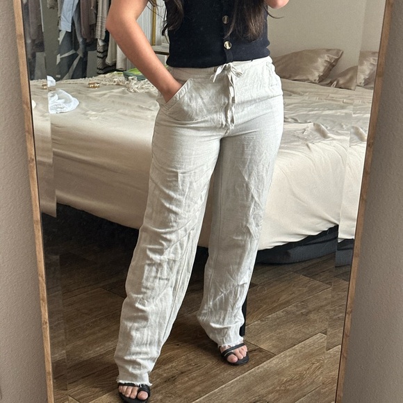 Women’s Linen Blend Pants - Picture 6 of 6